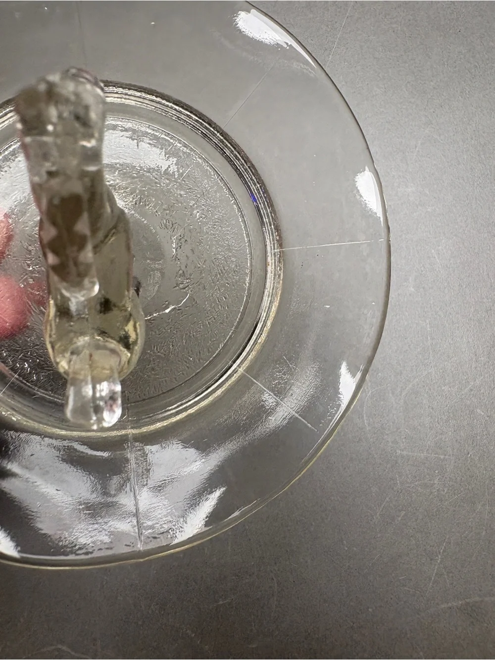 Clear Glass Pony Ring Dish - Small Horse Trinket Holder